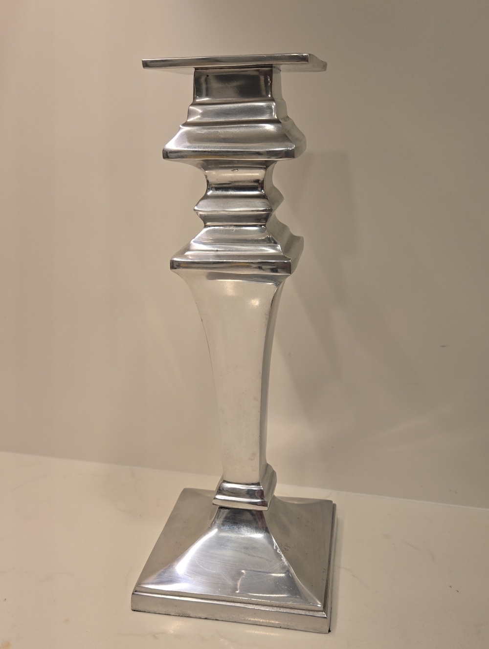 GODINGER Silver Decorative Metal Candlestick Holder. 12 "